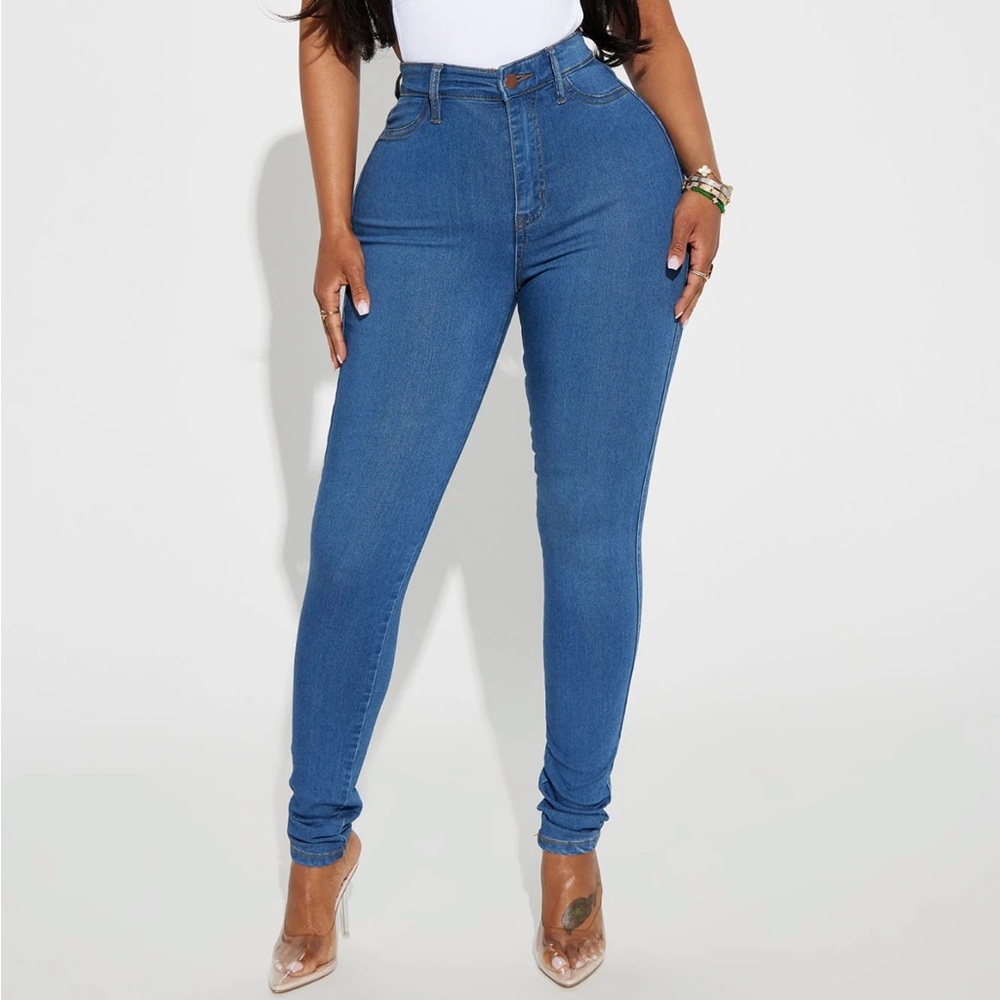 High Waist Skinny Jeans US 3